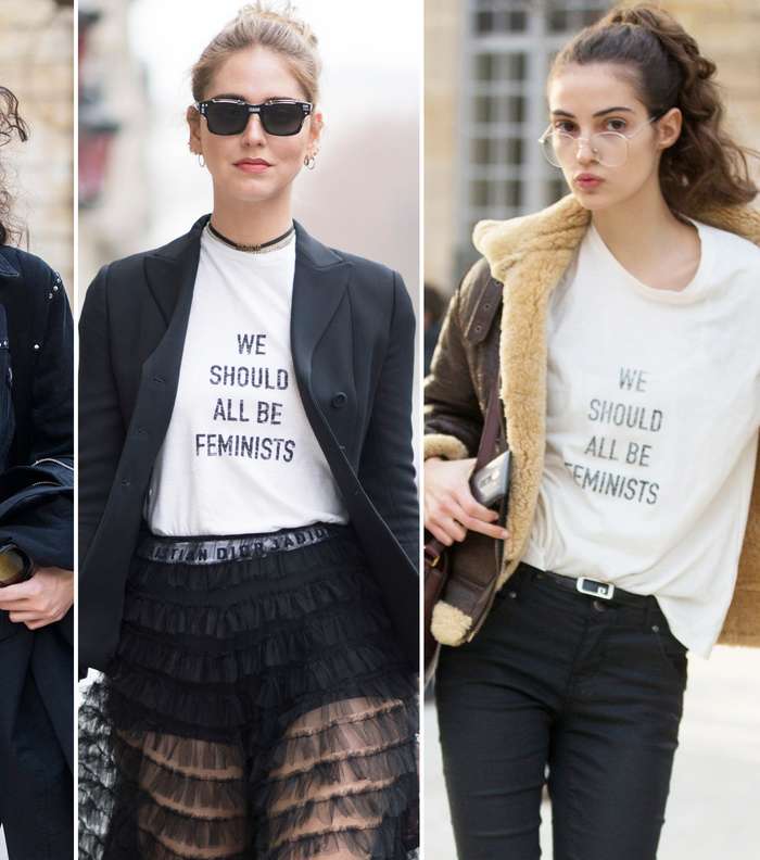 عاشقات الموضة يرتدين التي شيرت الاشهر هذا الموسم من ديور