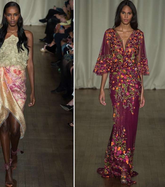 اجمل الأزياء لصيف 2015 من مجموعة Marchesa
