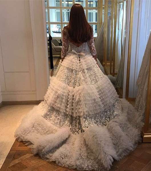 فستان الزفاف بتوقيع المصمم زهير مراد