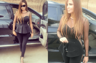 كارول سماحة في Jumpsuit شذى حسون