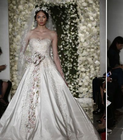 بالصور، أجمل فساتين زفاف ريم عكرا في أسبوع العرائس في نيويورك لخريف 2015