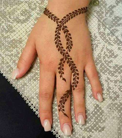 صور اجمل رسم حنا للعروس