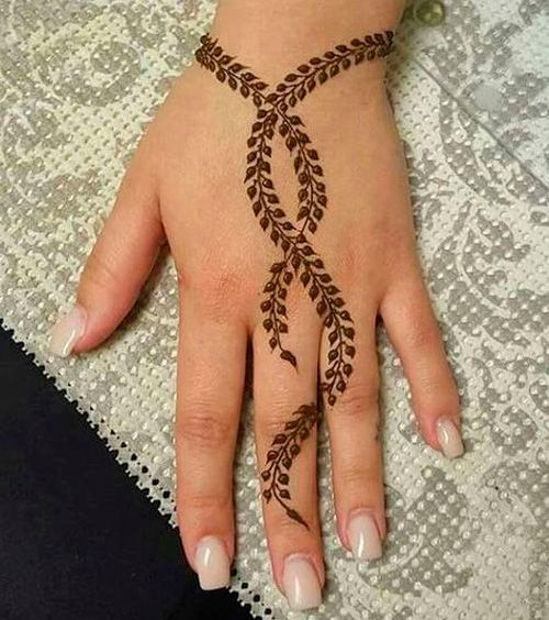 صور اجمل رسم حنا للعروس