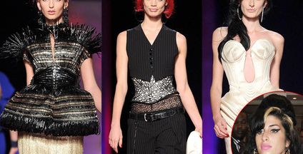 إيمي واينهاوس تظهر في عرض أزياء Jean Paul Gaultier