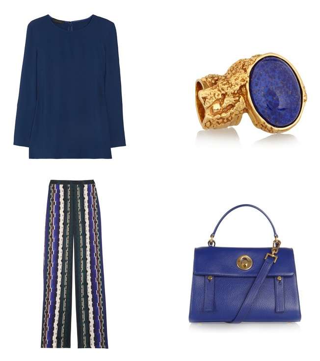 نسقي هذه الإطلالة في صيف 2013 واعتمدي موضة السراويل المقلمة 