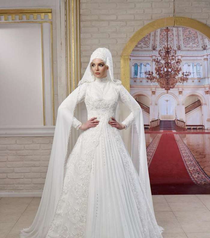 صور اجمل فساتين الزفاف للمحجبات