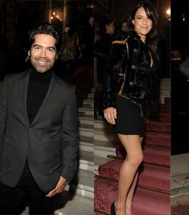 من الصفوف الامامية في عرض ازياء Atelier Versace، براين اتوود