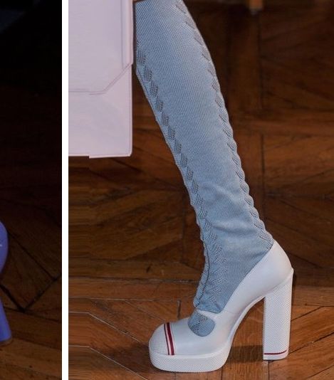إليكِ أحذية Miu Miu مع الجوارب لصيف 2014