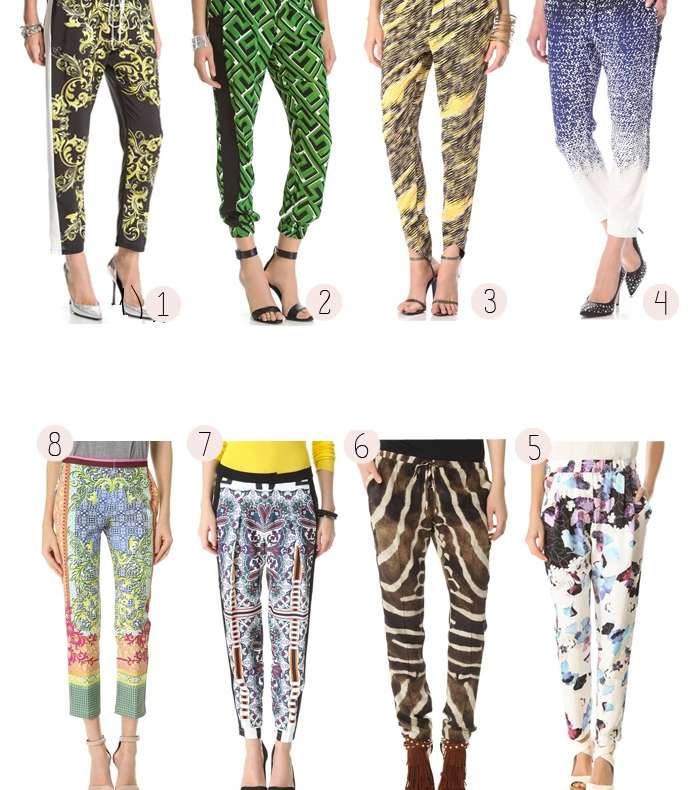 اختاري السراويل المطبّعة لربيع 2013