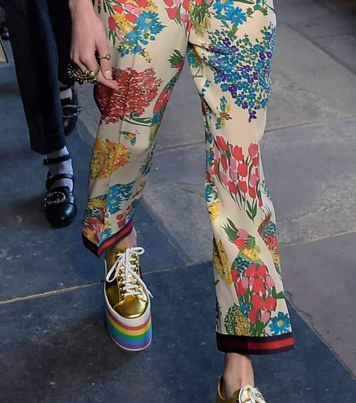 موضة حذاء الـ Platform wedges من قوتشي من مجموعة كروز 2017