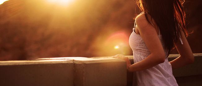 Flare, Light, Person