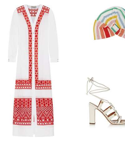 لاطلالة مميزة في شهر رمضان المبارك، ارتدي القفطان الملون بموضة الـ Color Blocks