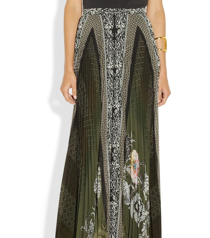 تنورة شيفون طويلة من Etro