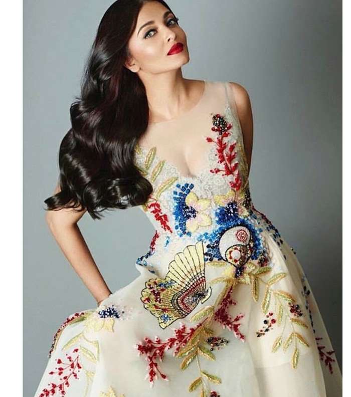 aishwarya rai بفستان رائع من جورج حبيقة في مهرجان كان 2017