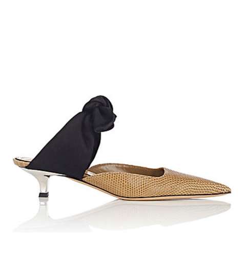 حذاء The Row بالكعب الصغير Kitten Heels