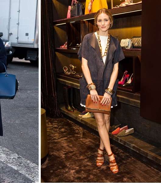 أوليفيا باليرمو وآنا كندريك تختاران حقائبهنّ من تصميم Carolina Herrera