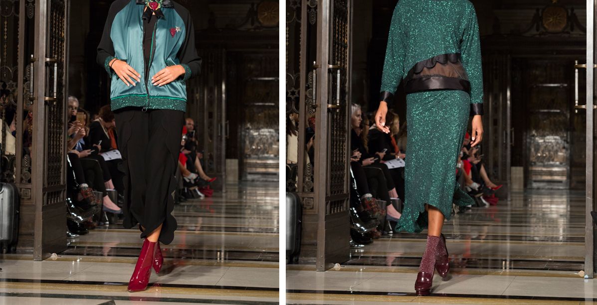 ازياء اميرة هارون التي عرضتها في مسابقة Fashion Scout London 