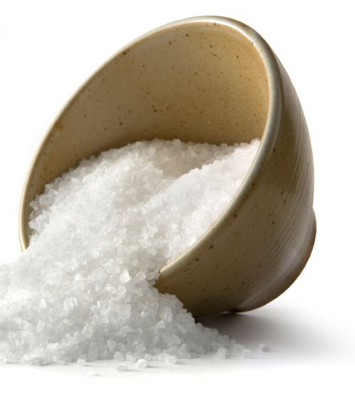 الخطوة الأولى: الملح الخشن