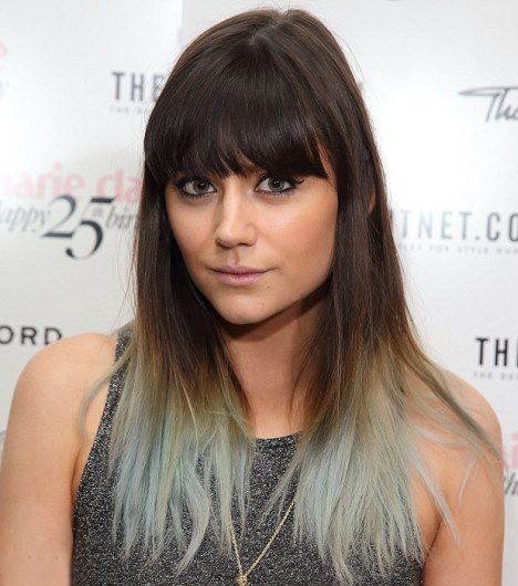 صور صبغات شعر رمادي ثلجي