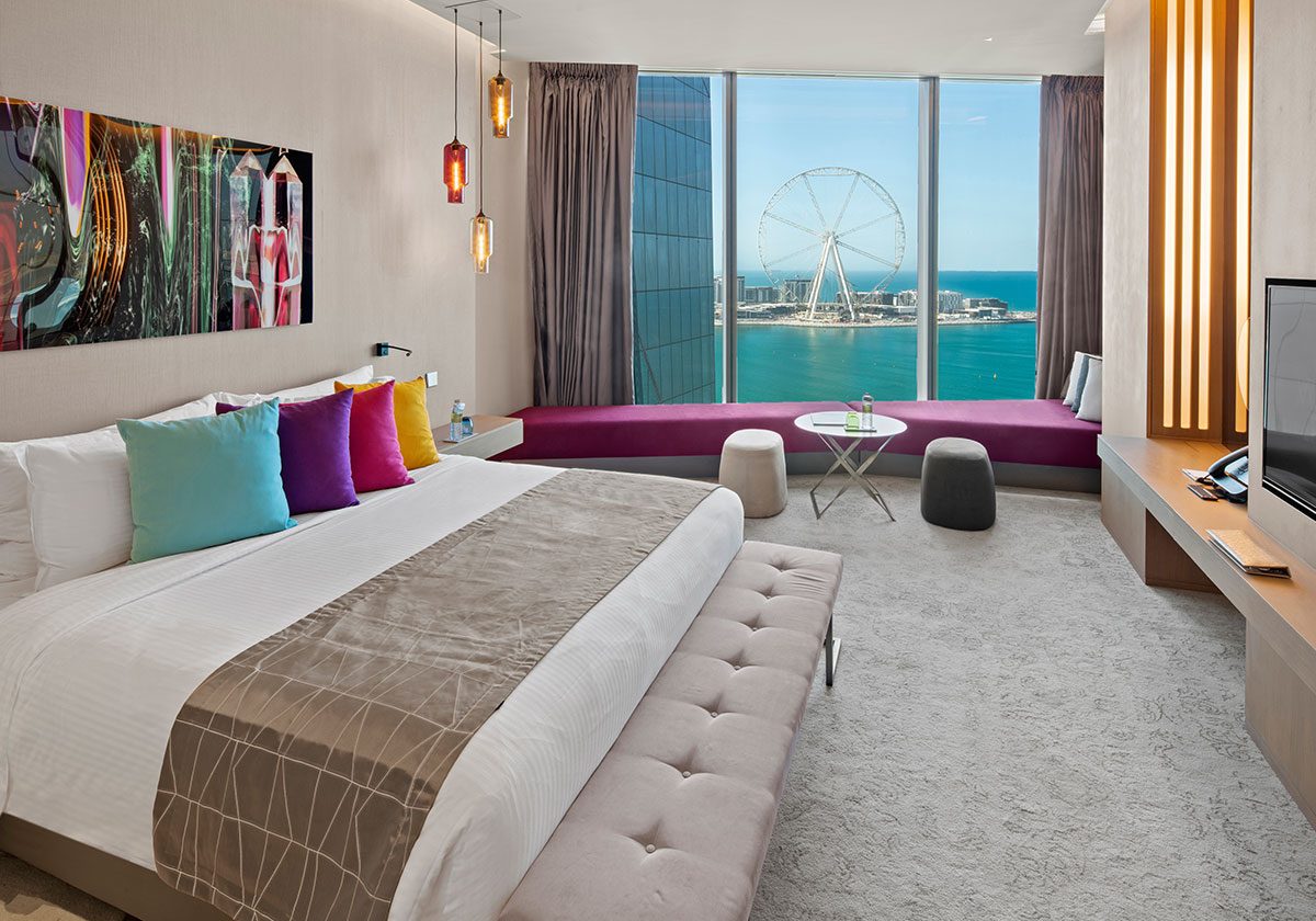غرف فندق ريكسوس دبي 