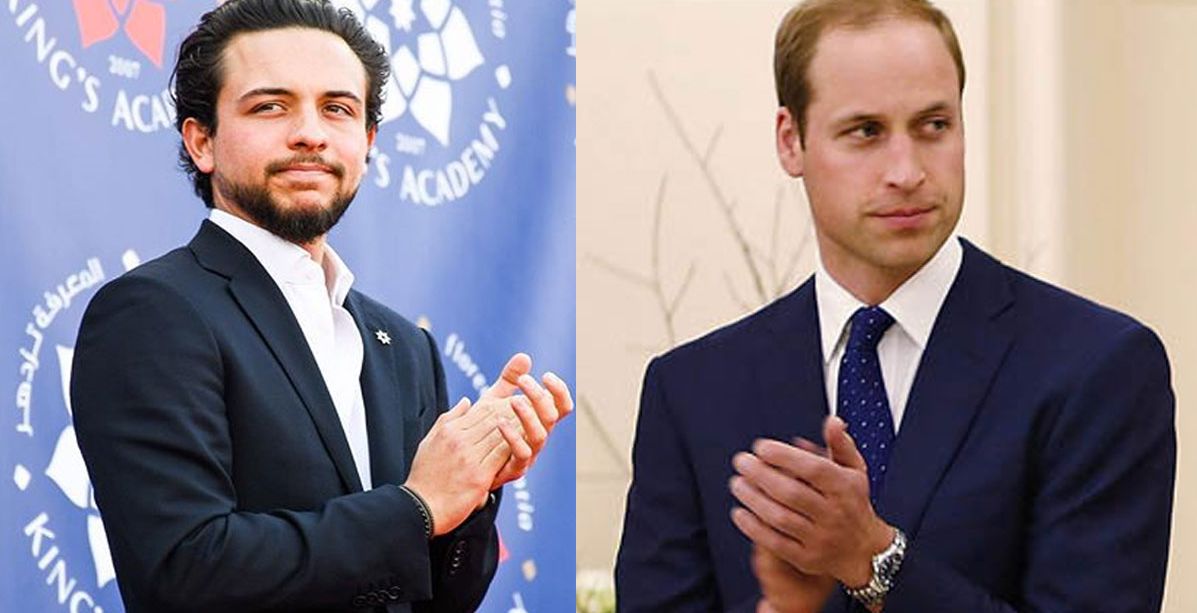 كرة القدم تجمع بين الأمير ويليام وابن الملكة رانيا في صورة واحدة!