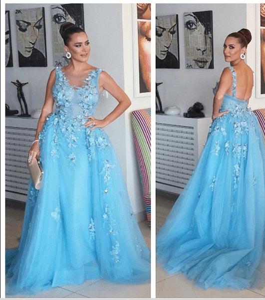 كارين سلامة بفستان من توقيع زياد نكد في حفل الموركس دور 2015