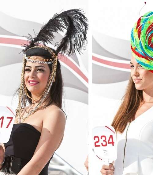 بالصور، إكتشفي اجمل القبعات التي ميّزت السيدات في كأس دبي العالمي 2013