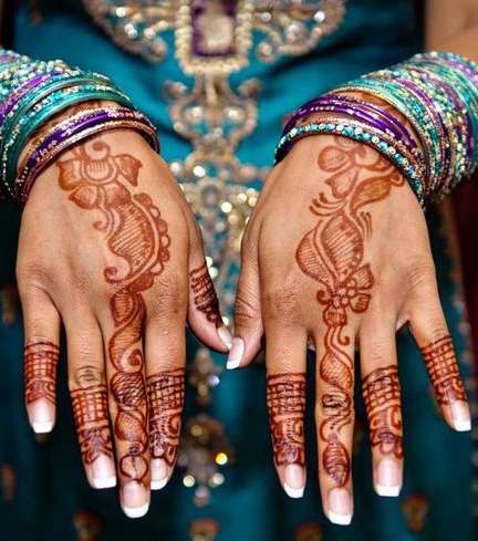 صور اجمل نقش هندي جديد للعروس