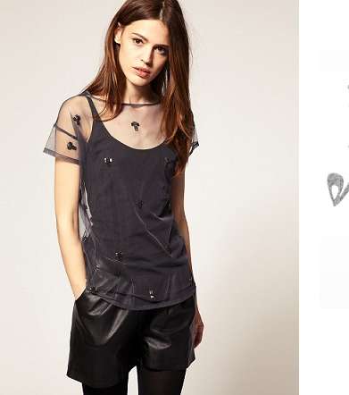 اعتمدي مع موضة الملابس الشفافة، وشم Instant 24