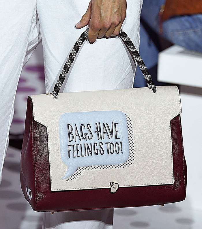من موديلات الحقائب المميّزة لصيف 2015، حقائب anya hindmarch