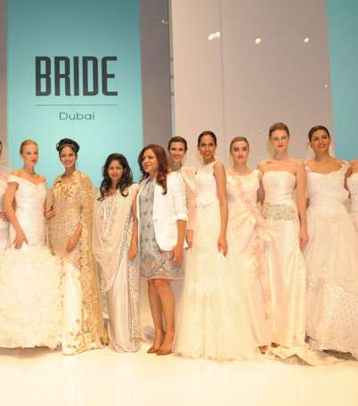 صور عروض ازياء وجوهرات وفساتين زفاف في معرض العروس دبي 2014 