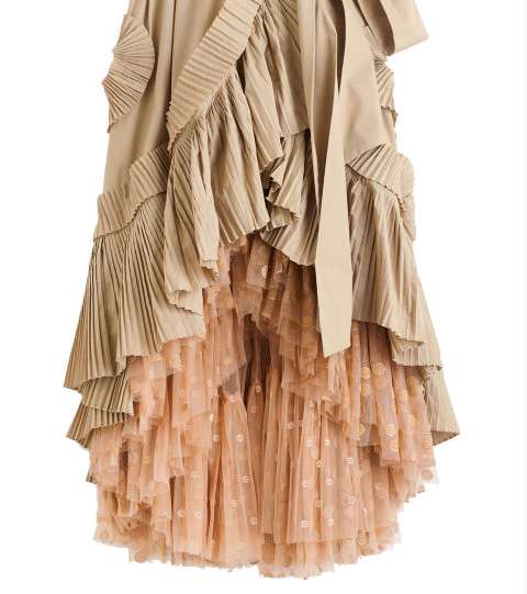 تنورة التول والكشاكش بالطول المتوسطة وقصة الـ Wrap من J Crew