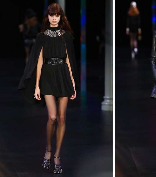 عرض لمجموعة أزياء Saint Laurent لصيف 2015
