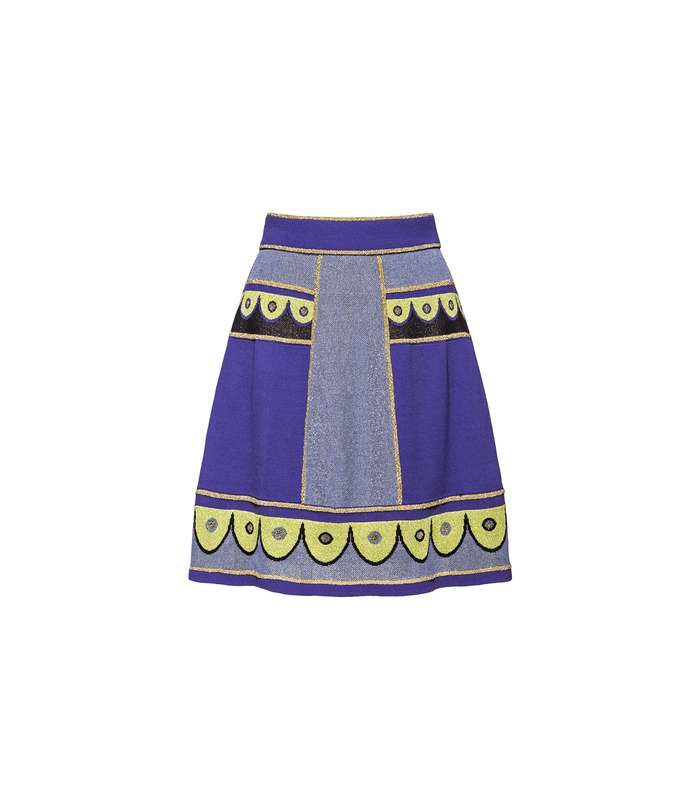 التنورة بقصة الـ A Line من M Missoni لصيف 2016