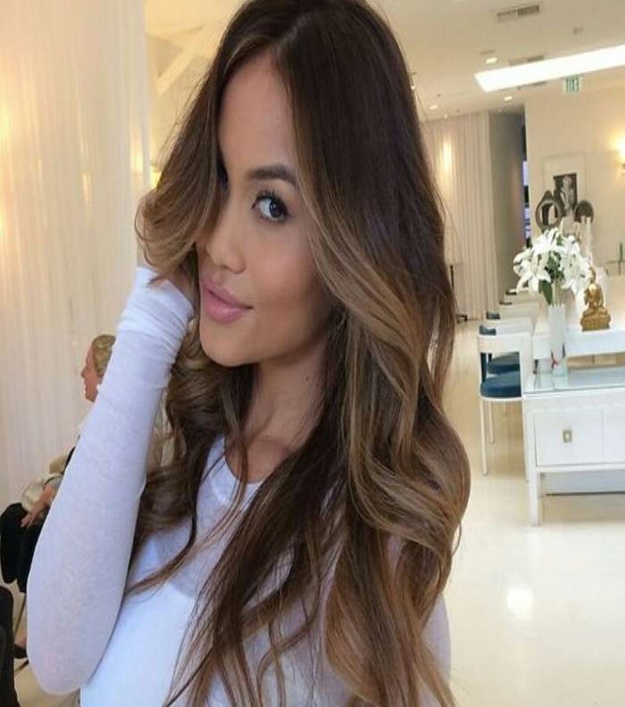 صور صبغة شعر بني فاتح لاطلالة تواكب الموضة