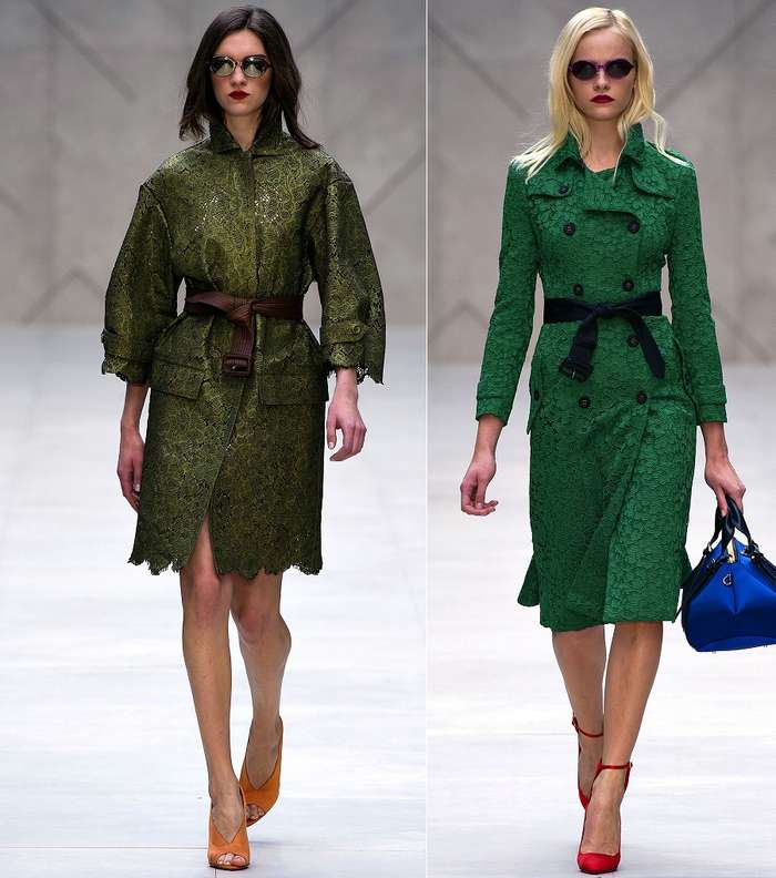 إليك أزياء Burberry لربيع 2013