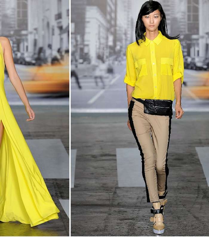 من أجمل ملابس مجموعة DKNY لربيع 2013