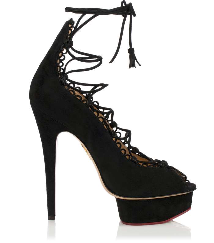 حذاء الشرائط Lace up shoes من شارلوت اوليمبيا من مجموعة كروز 2017