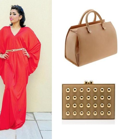 اختاري حقيبتك باللون الـ Nude للعباءة الملوّنة