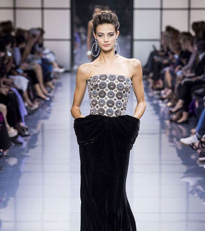 صور الفساتين السهرة تتميز بابداع جورجيو أرماني