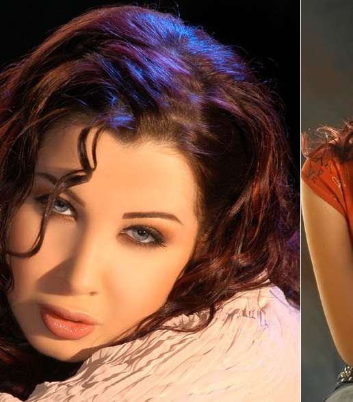 نانسي بشعر أحمر مجعّد