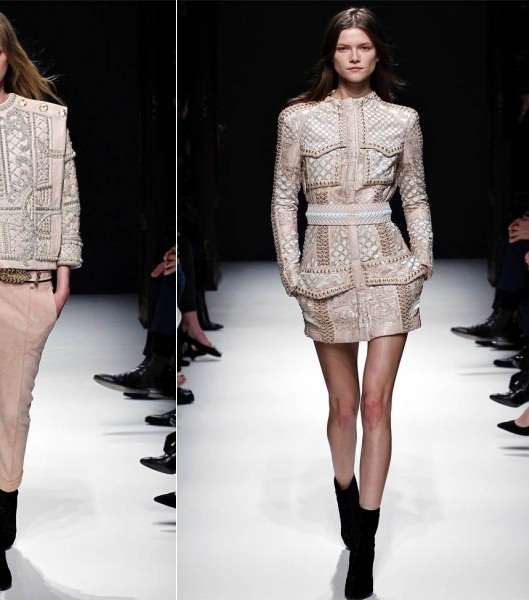 اكتشفي أجمل التصاميم من مجموعة Balmain لشتاء 2013