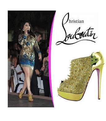 هيفاء وهبي تختار أحذية كريستيان لوبوتان