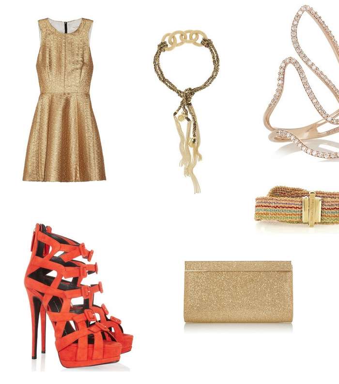 تألقي ليلة رأس السنة مع هذه الإطلالة الذهبيّة