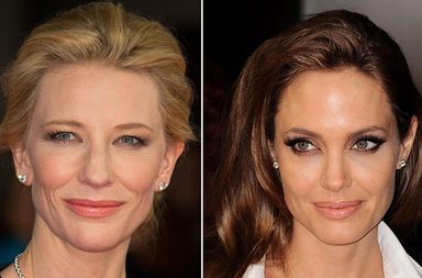 صور اجمل لوكات مكياج وشعر النجمات في حفل الـ BAFTA 2014