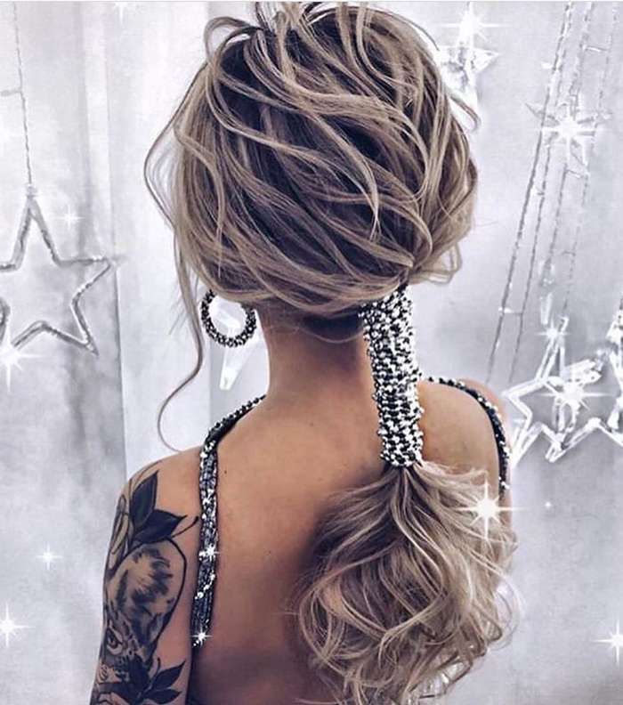 صور اجمل تسريحات شعر جديدة للسهرات