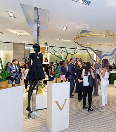 صور حفل إطلاق مجموعة حقائب ومجوهرات Bulgari الحديثة في دبي