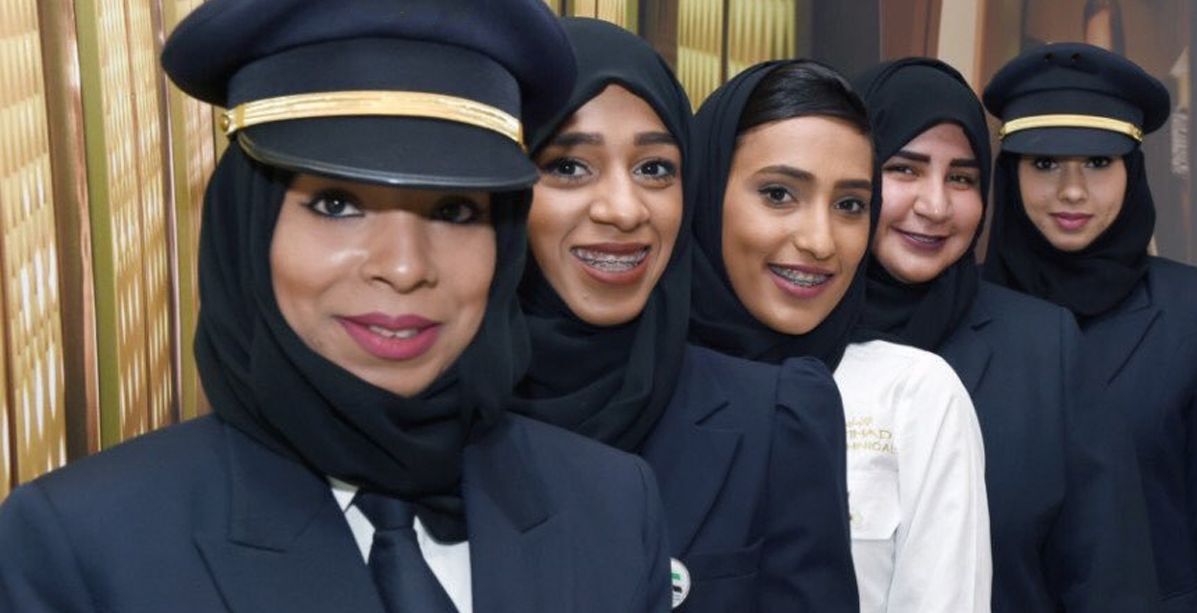 أول رحلة طيران مع مضيفات سعوديات!
