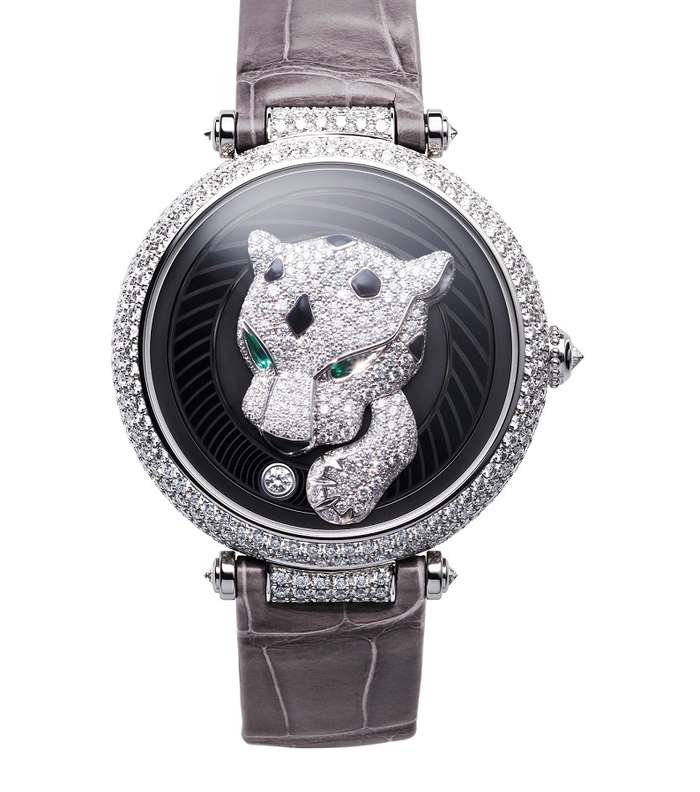 ساعة مميزة من مجموعة Panthere من كارتييه من معرض SIHH 2017