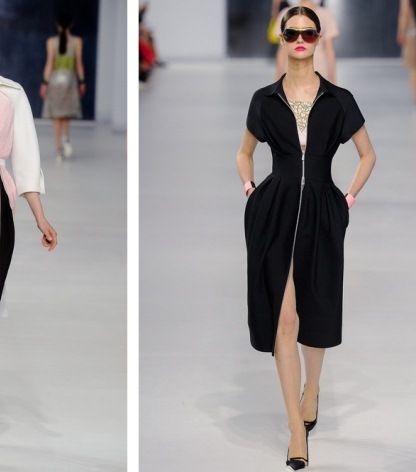 الفساتين المتوسطة الطول تعود بقوّة في Dior Cruise